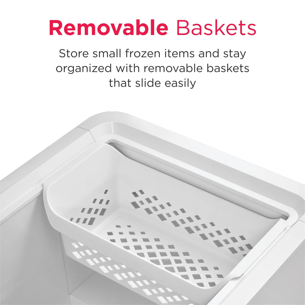 Frigidaire FFCL2042AW 19.8 Cu. Ft. Chest Freezer, Garage-Ready, White
