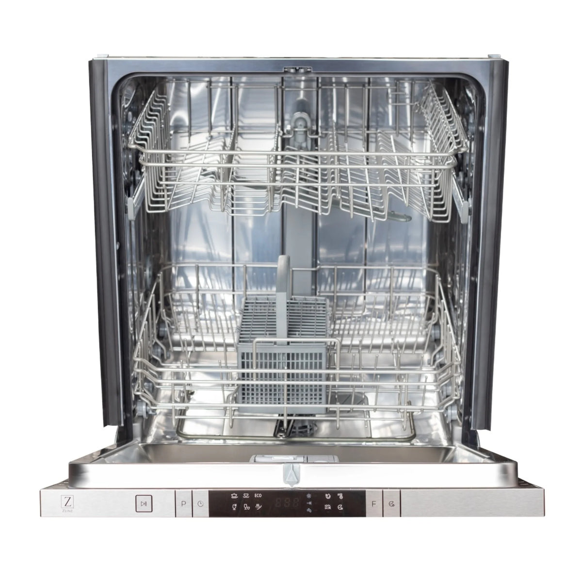 ZLINE 24 in. Top Control Dishwasher with Stainless Steel Tub and Modern Style Handle, 52dBa (DW-24)