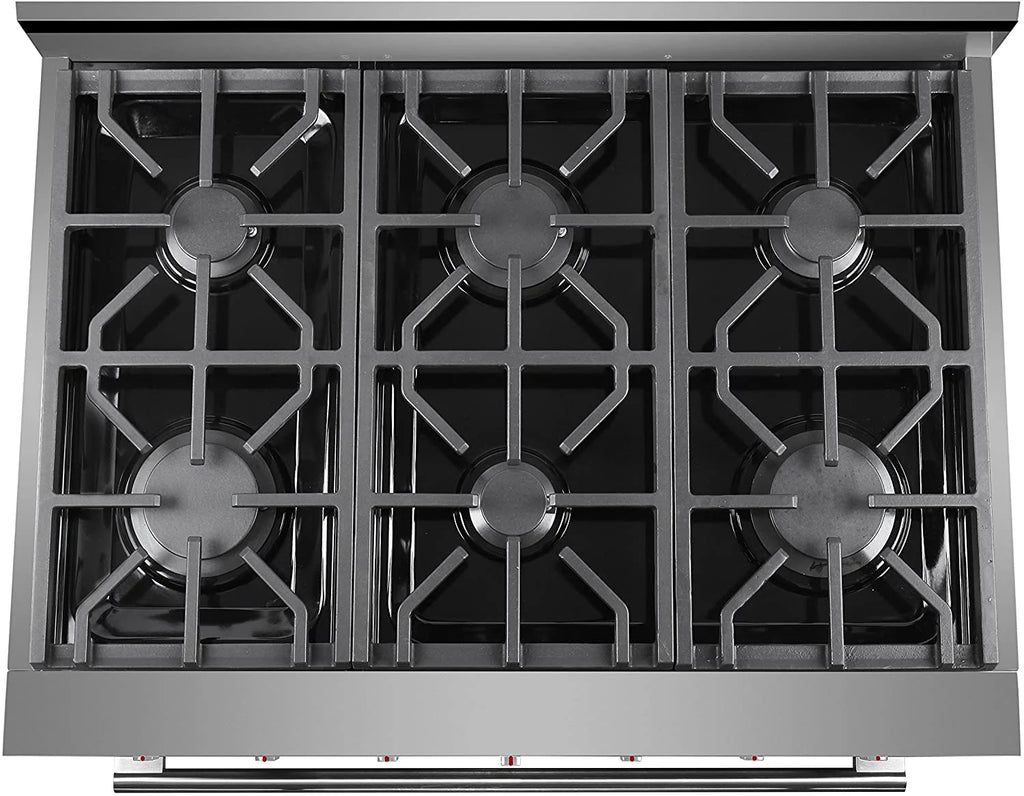 NXR Range 36�?5.5 cu ft Gas Range in Stainless Steel