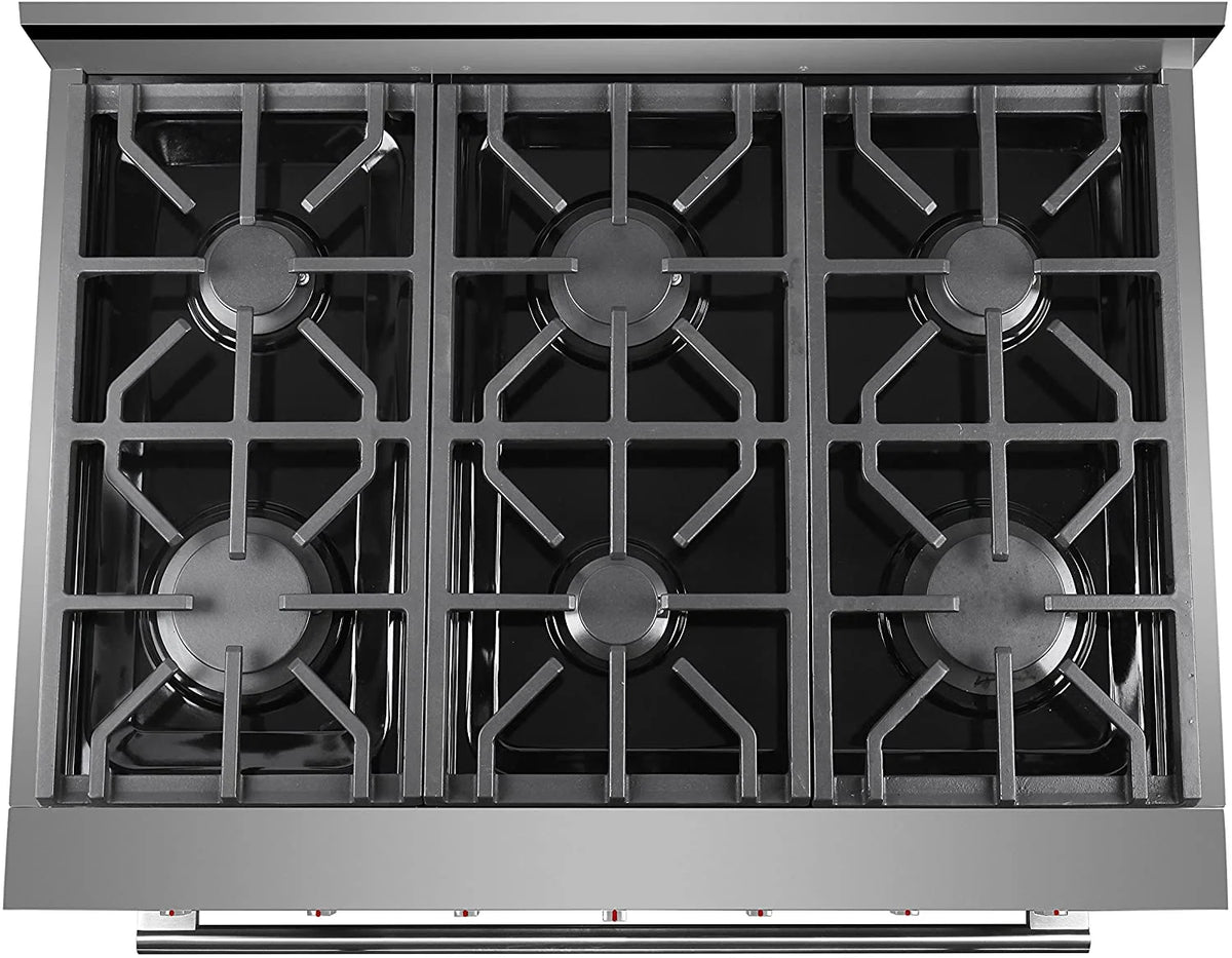 NXR Range 36�?5.5 cu ft Gas Range in Stainless Steel