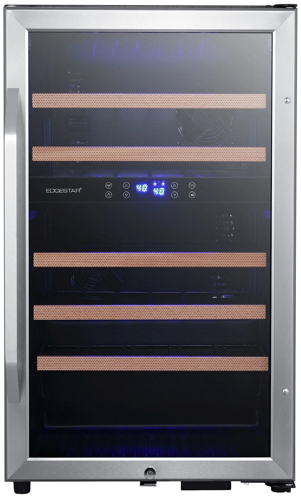 Edgestar Cwf380dz 20" Wide 38 Bottle Capacity Free Standing Wine Cooler - Stainless Steel