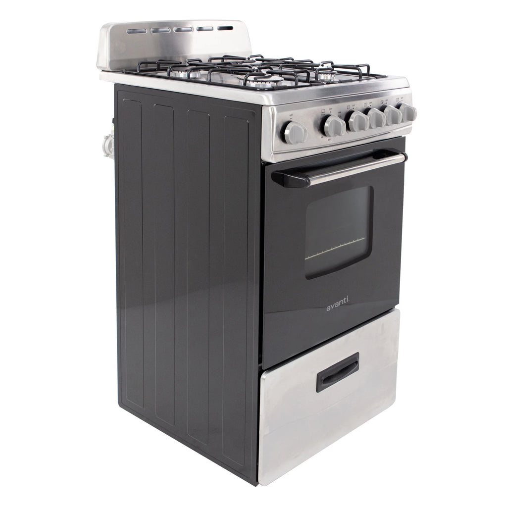 Avanti 20" Compact Gas Range Oven, in Stainless Steel (GR2013CSS)