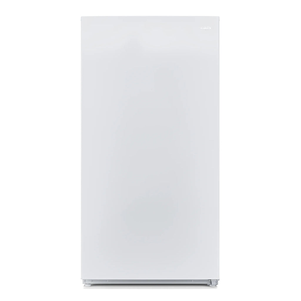 Upright Freezer/Refrigerator Convertible, 2-in-1 Appliance, Home, Dorm, and Garage Ready Fridge/Freezer Storage for Fresh or Frozen Food and Drinks, Wire Shelves and Drawer [White] (RUF-17C)