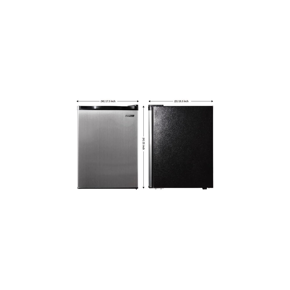 Conserv 2.6 cu.ft. Stainless Compact Refrigerator with Reversible Door