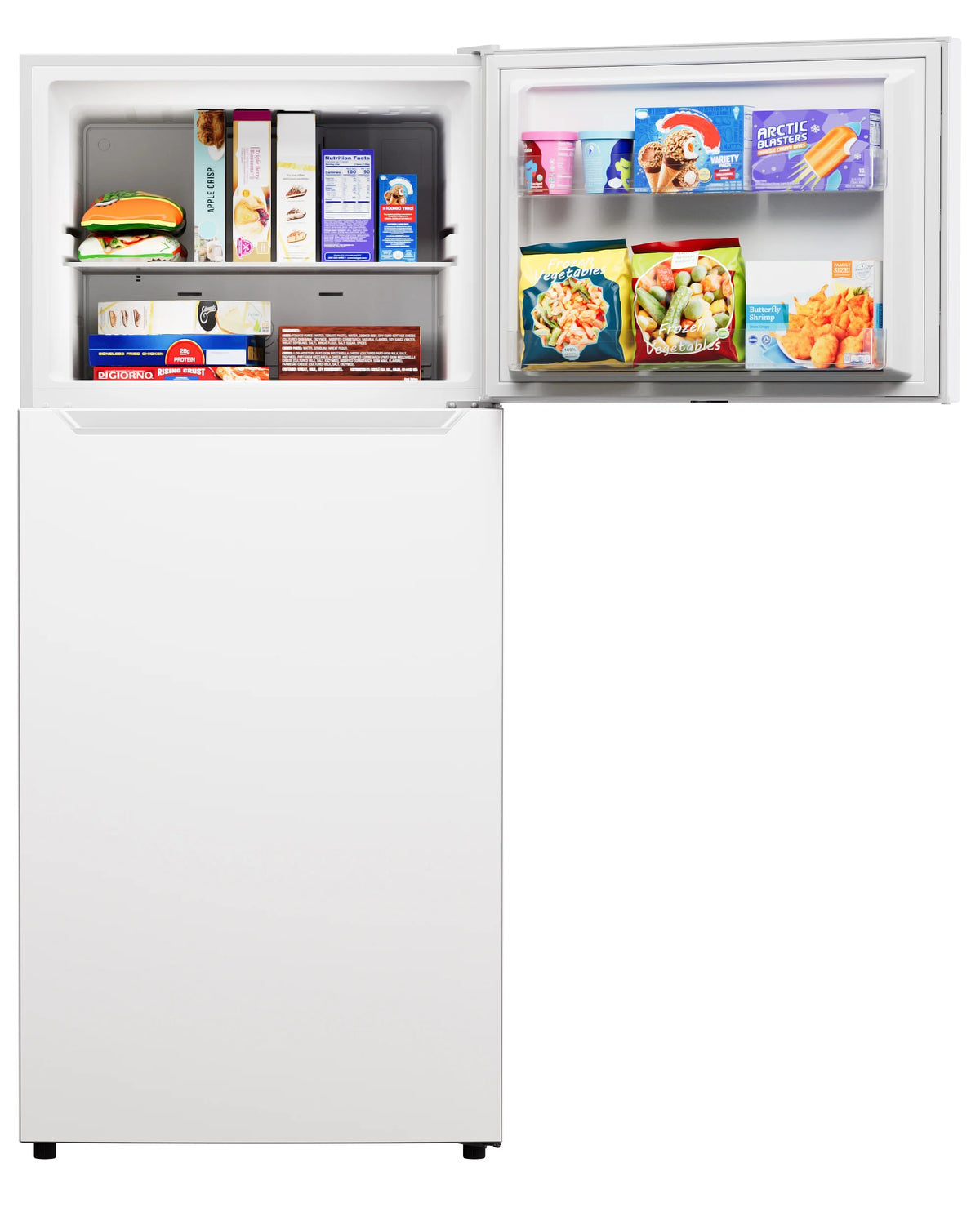 Kenmore 30" 20.2 Cu. ft. Capacity Standard Refrigerator with Top Freezer, Adjustable Shelves, White