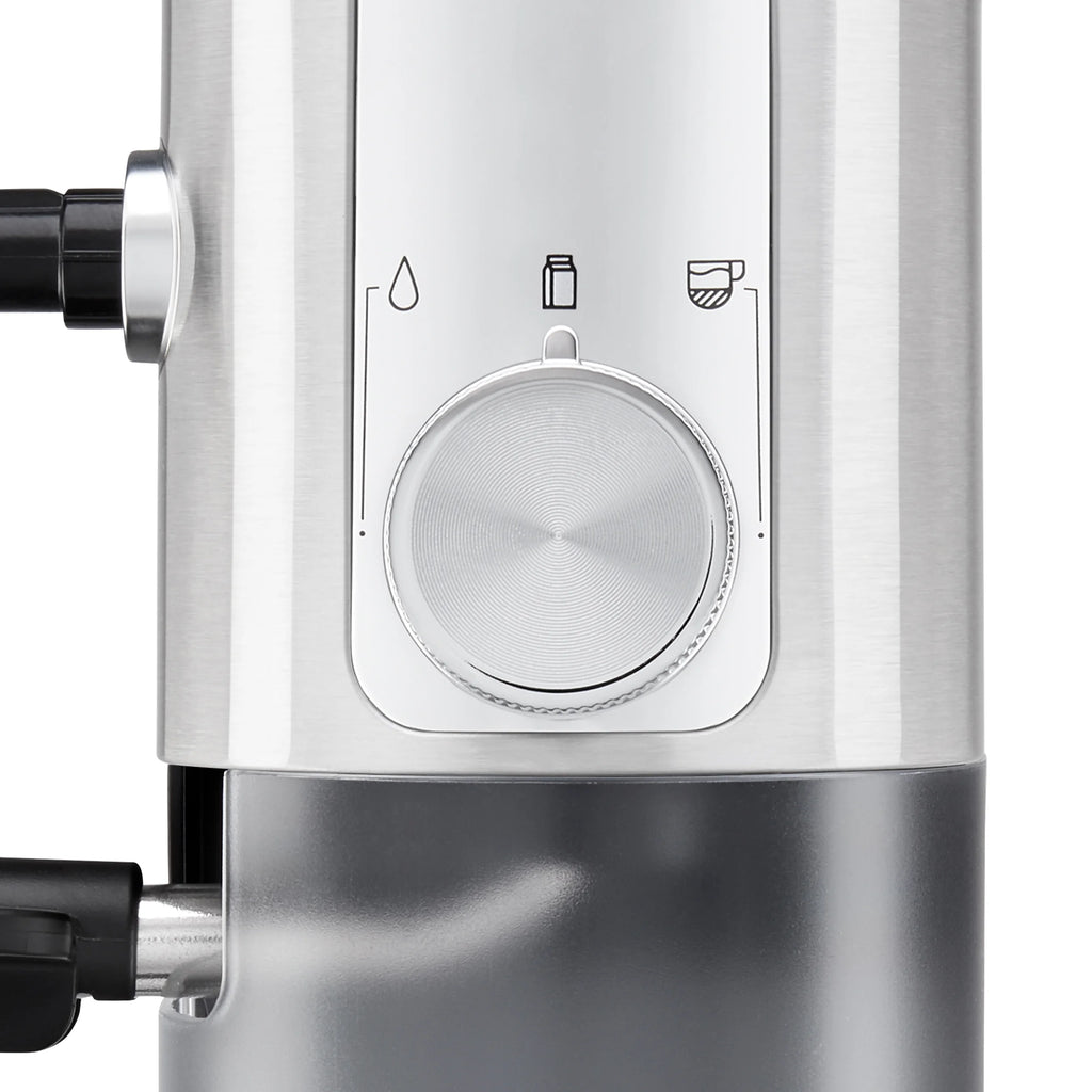 KitchenAid Metal Semi-Automatic Espresso Machine and Automatic Milk Frother Attachment Bundle