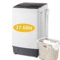 BAYUELSWU Portable Washing Machine 17.6lbs Full-Automatic Washing Machine, Apartment Washing Machine 10 programs 8 Water Level Selections with Led Display for Apartment, Home, Dorm, RV