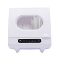 Automatic Dishwasher 360 Degree Spraying Water Deep Heating Cleaning Machine Portable Countertop Dishwasher Compact Dish Washing 5 Washing Programs Display Self-Cleaning for Small