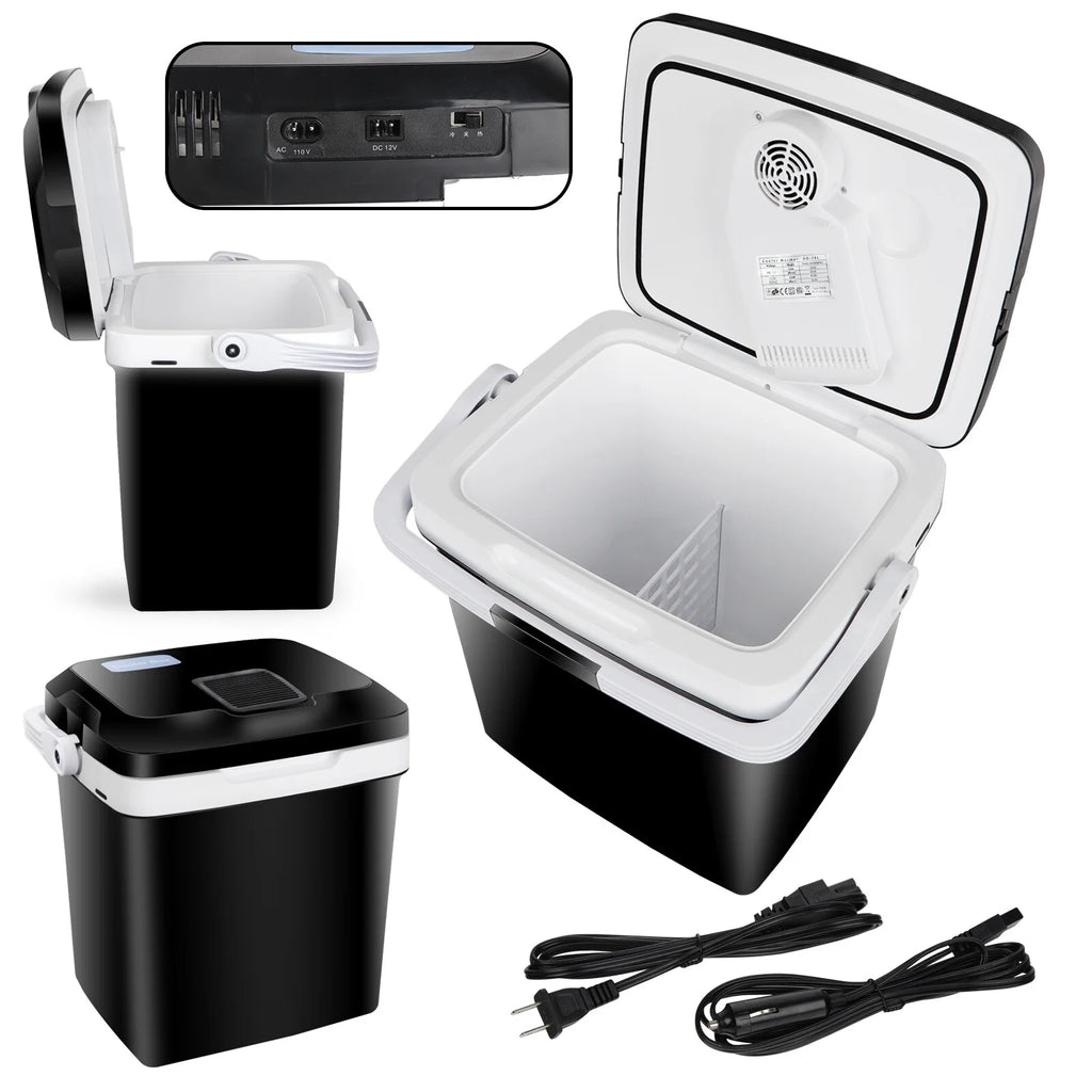 Segawe 28Qt Mini Thermoelectric Cooler/Warmer Portable Electric Car Fridge Travel Road Trips Camping Top Door