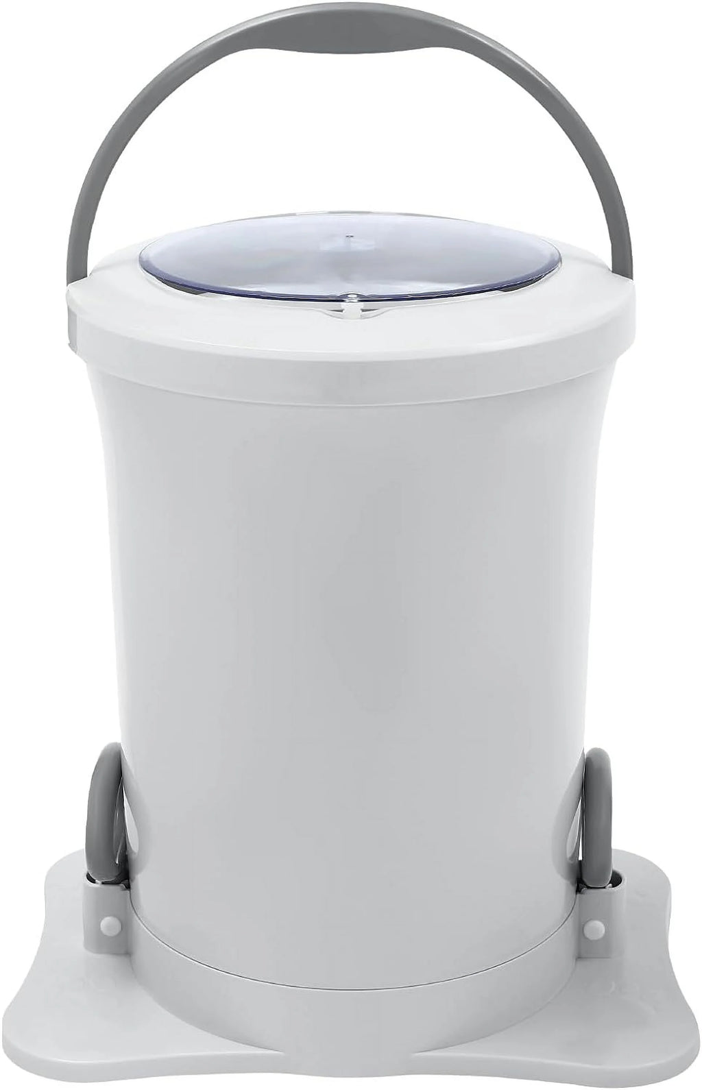 Manual Clothes Dryer Spinner, Portable Non electric Manual Clothes Spinner Laundry Dryer Machines for Camping, Traveling, Hotel, RV, Apartment (Apricot)