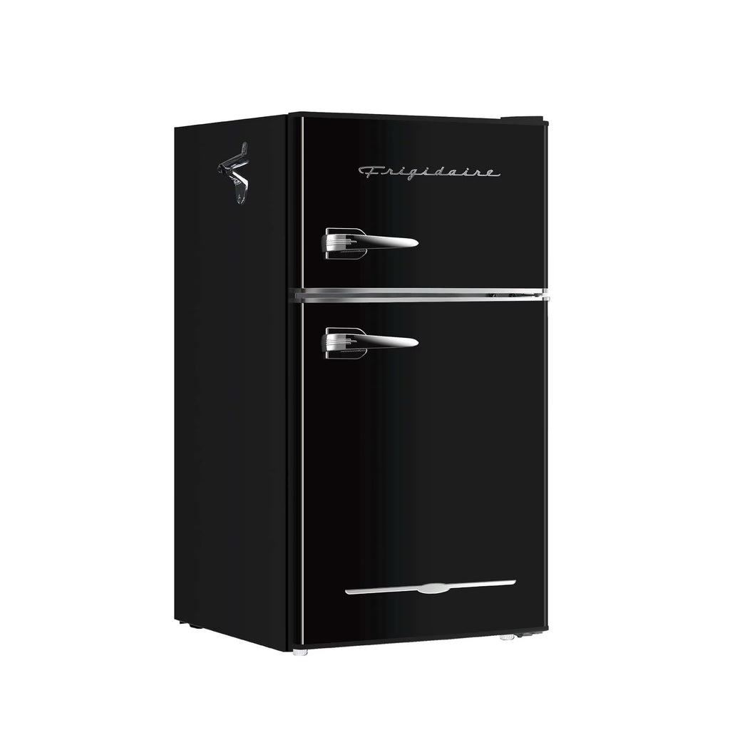Frigidaire Retro 3.1 Cu ft Two Door Compact Refrigerator with Freezer, Red