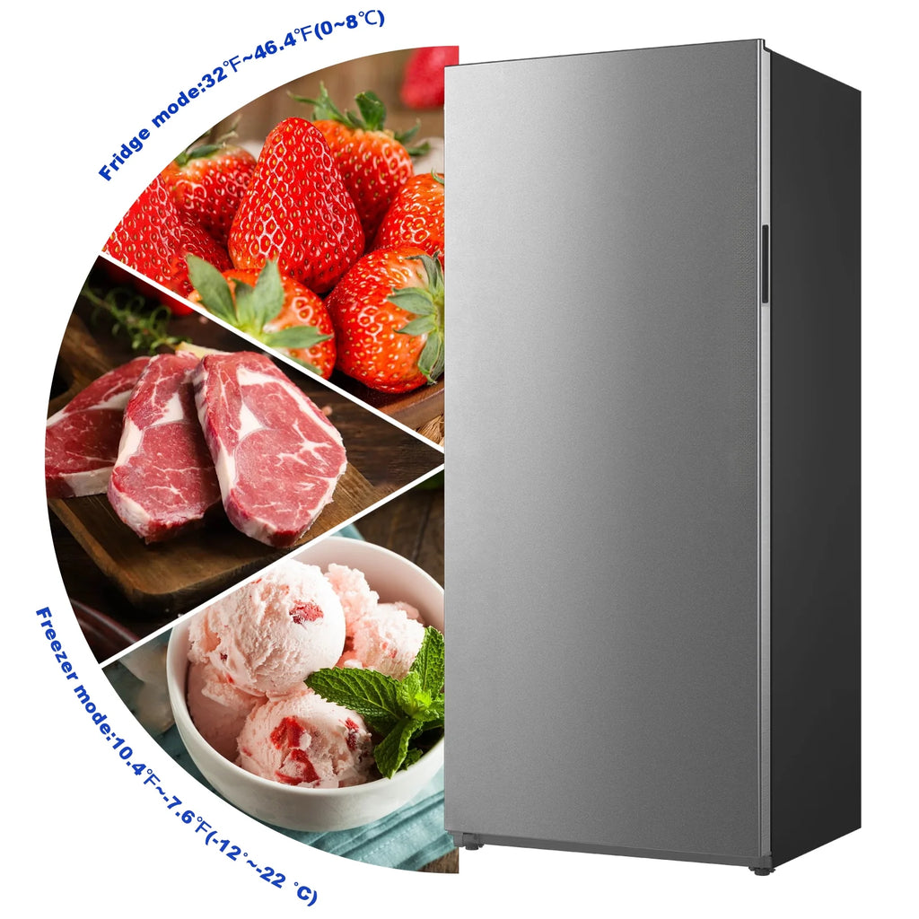 Smad 33 inch All Refrigerator in Stainless Steel F21ARESSS 21 Cu ft Right Door Fridge