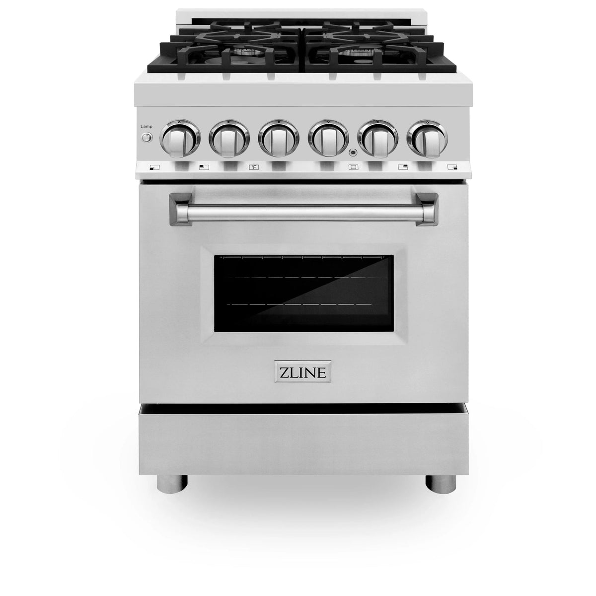 ZLINE 24" Professional Dual Fuel Range with Color Door Options (RA24)