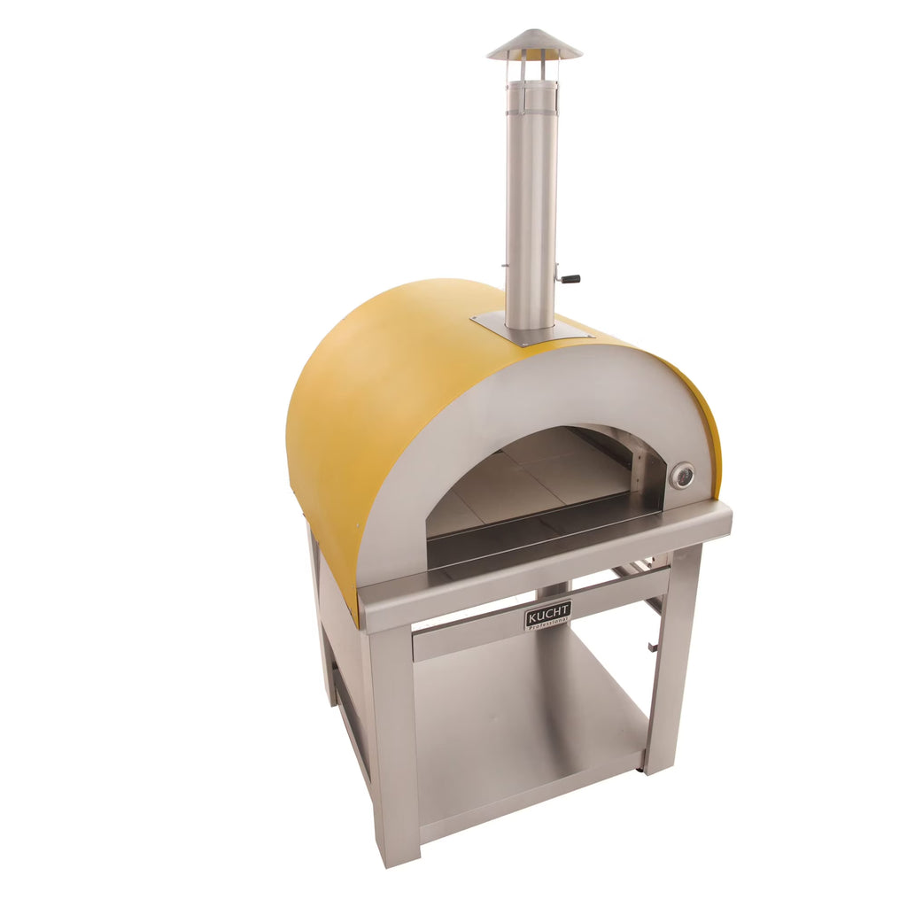 VENICE Outdoor Wood Fired Pizza Oven in Yellow