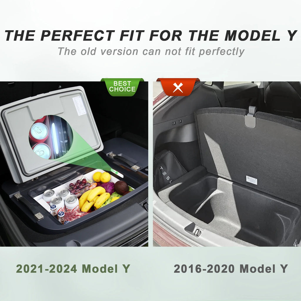 Chery Industrial Portable Car Refrigerator for Tesla Model Y, 35qt(33L) Car Freezer