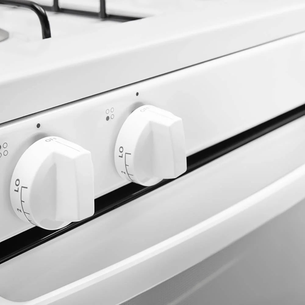 Brand New Amana® AGR6303MMW Gas Range with Bake Assist Temps, Dimensions 46" H x 30" W x 28" D, Weight 136lbs