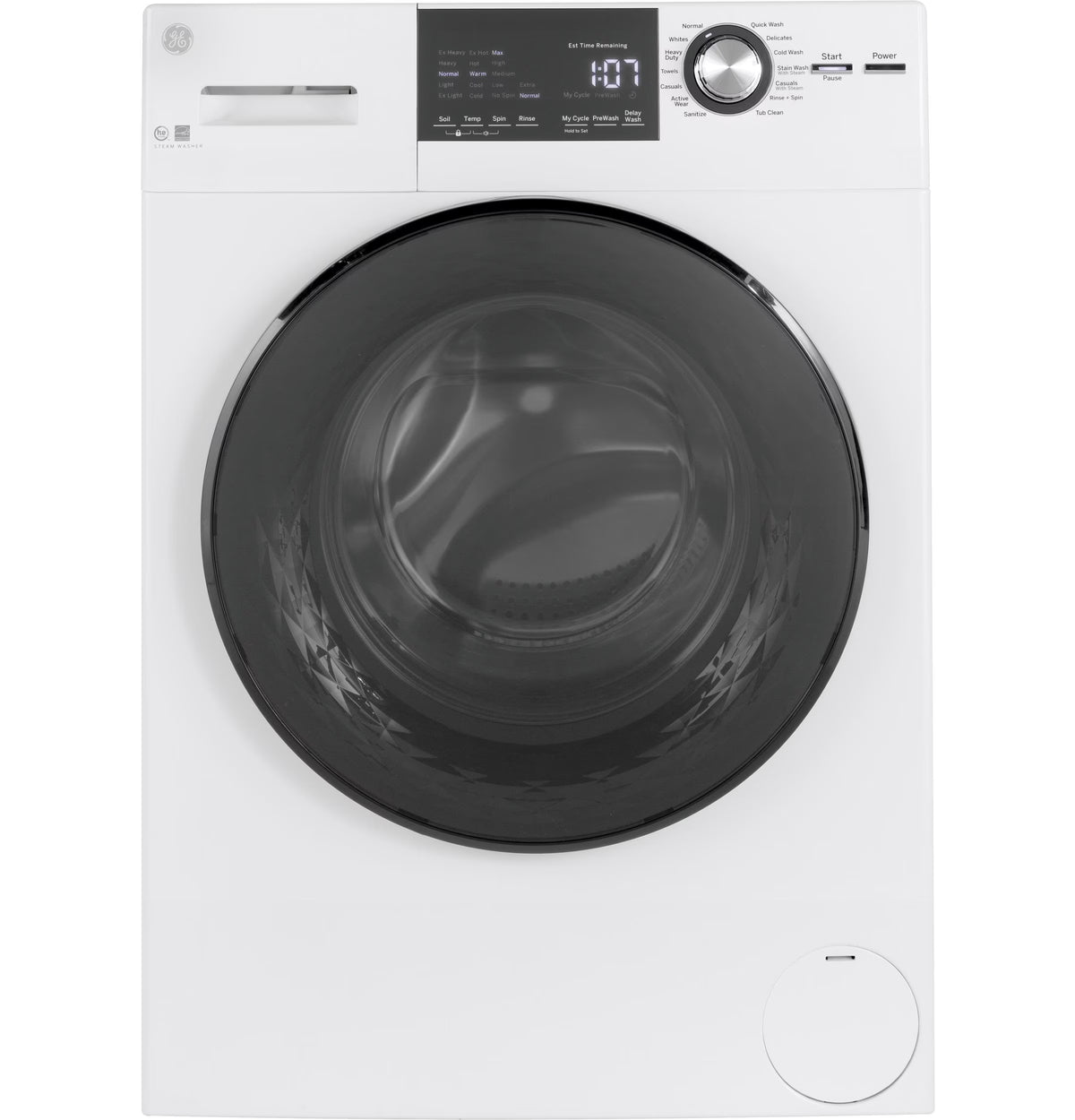 GE APPLIANCES GFW148SSMWW front load washer