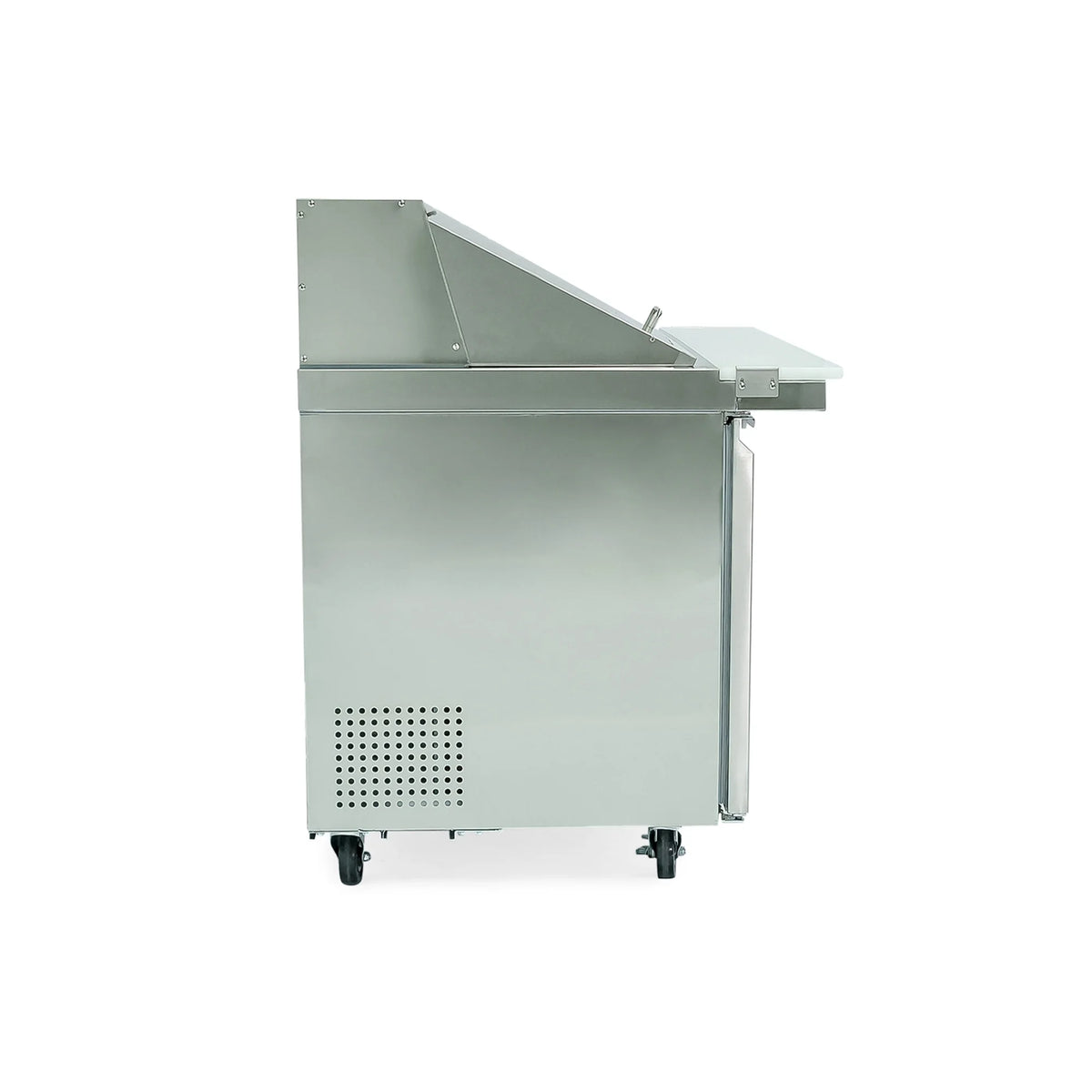 Norpole 7.6 cu. ft. Mega Top Sandwich/Salad Prep Commercial Freezerless Refrigerator in Stainless Steel in Stainless Steel