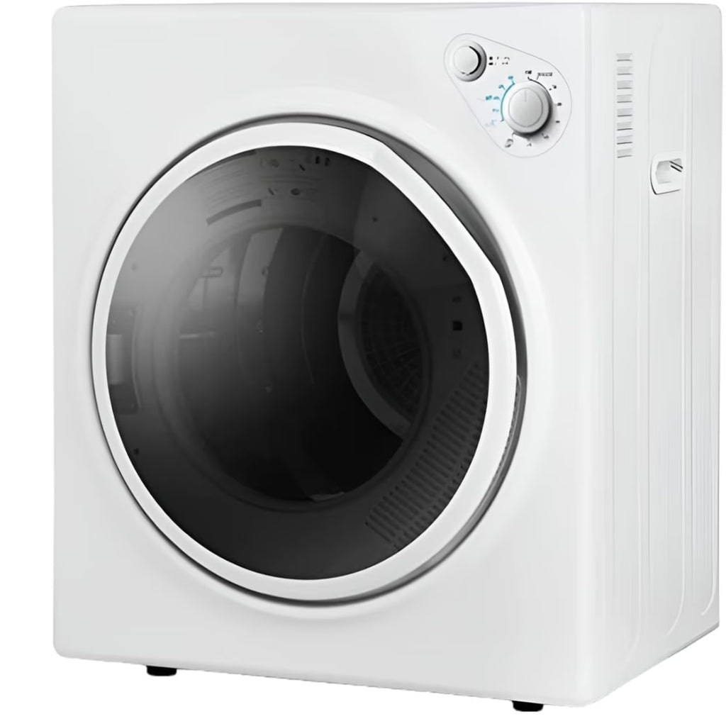 TABU 2.6 cu ft Portable Dryer for Clothes, 8.8 lbs Compact Dryer, Electric Dryer for Apartment,White
