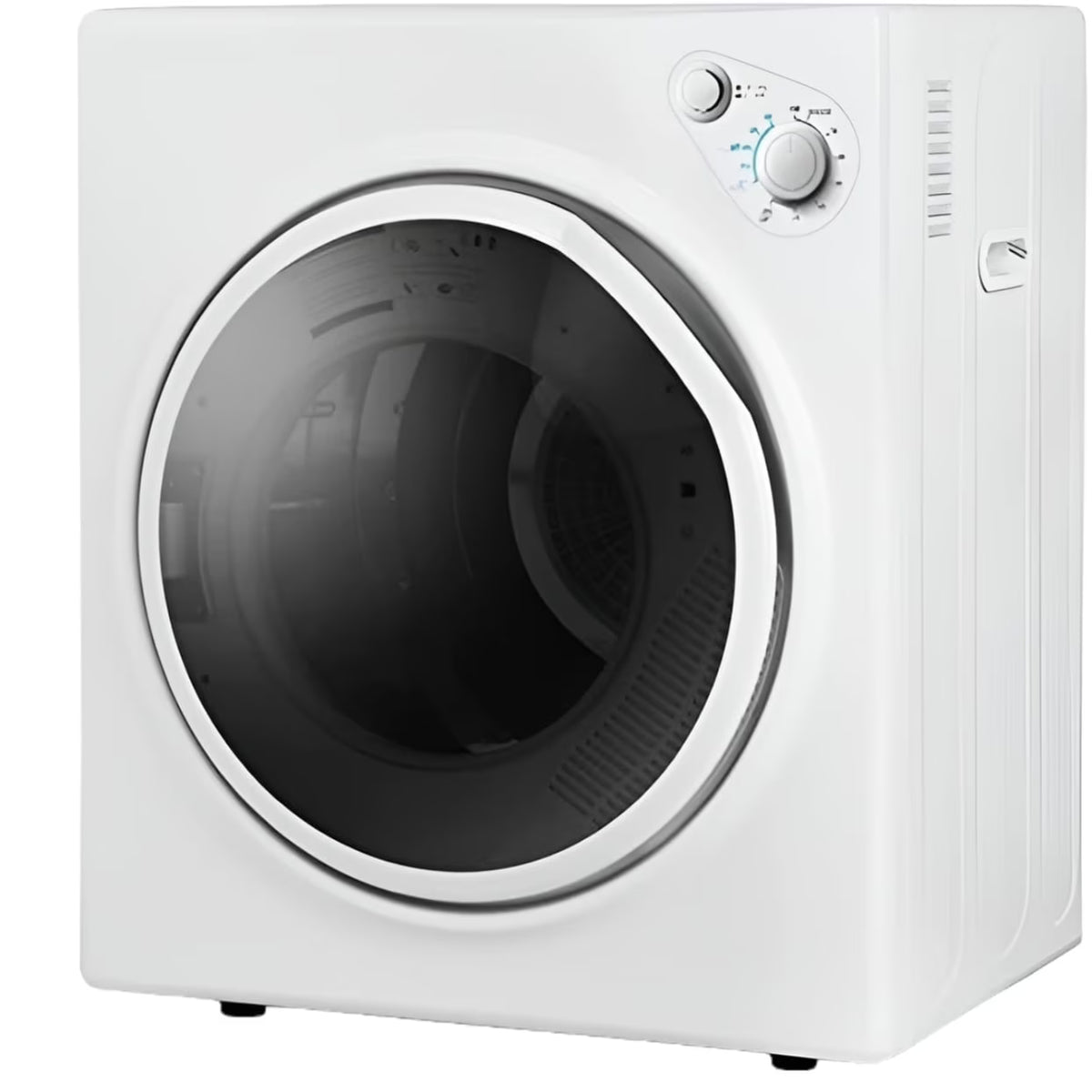 TABU 2.6 cu ft Portable Dryer for Clothes, 8.8 lbs Compact Dryer, Electric Dryer for Apartment,White