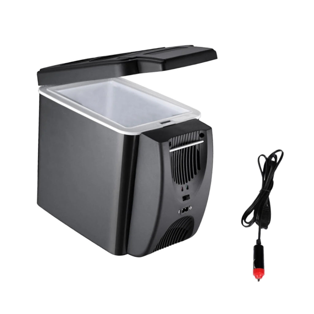 Esquirla Mini Fridge 6L Food Compact Office Can Small Car Refrigerator Freezer Single Hole