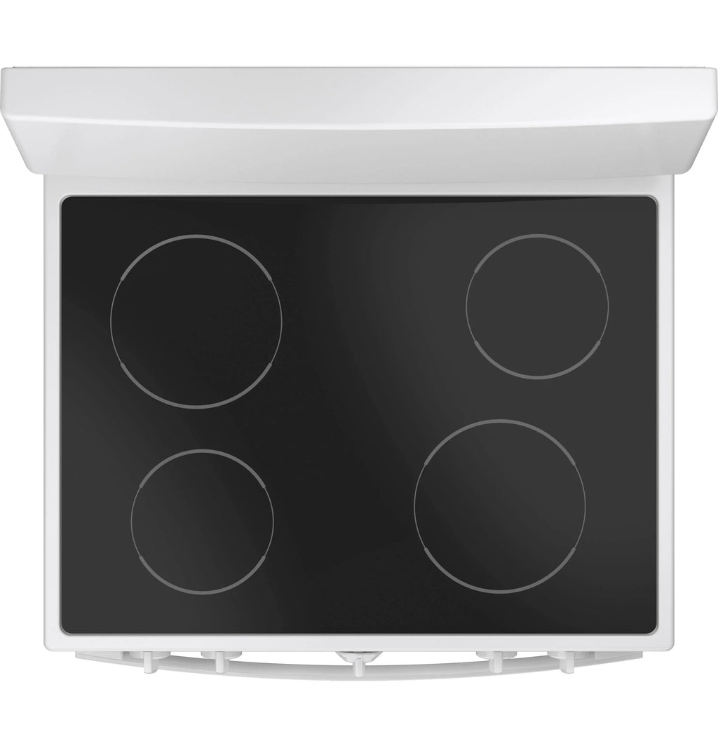 GE APPLIANCES JB480DTWW freestanding smoothtop electric range