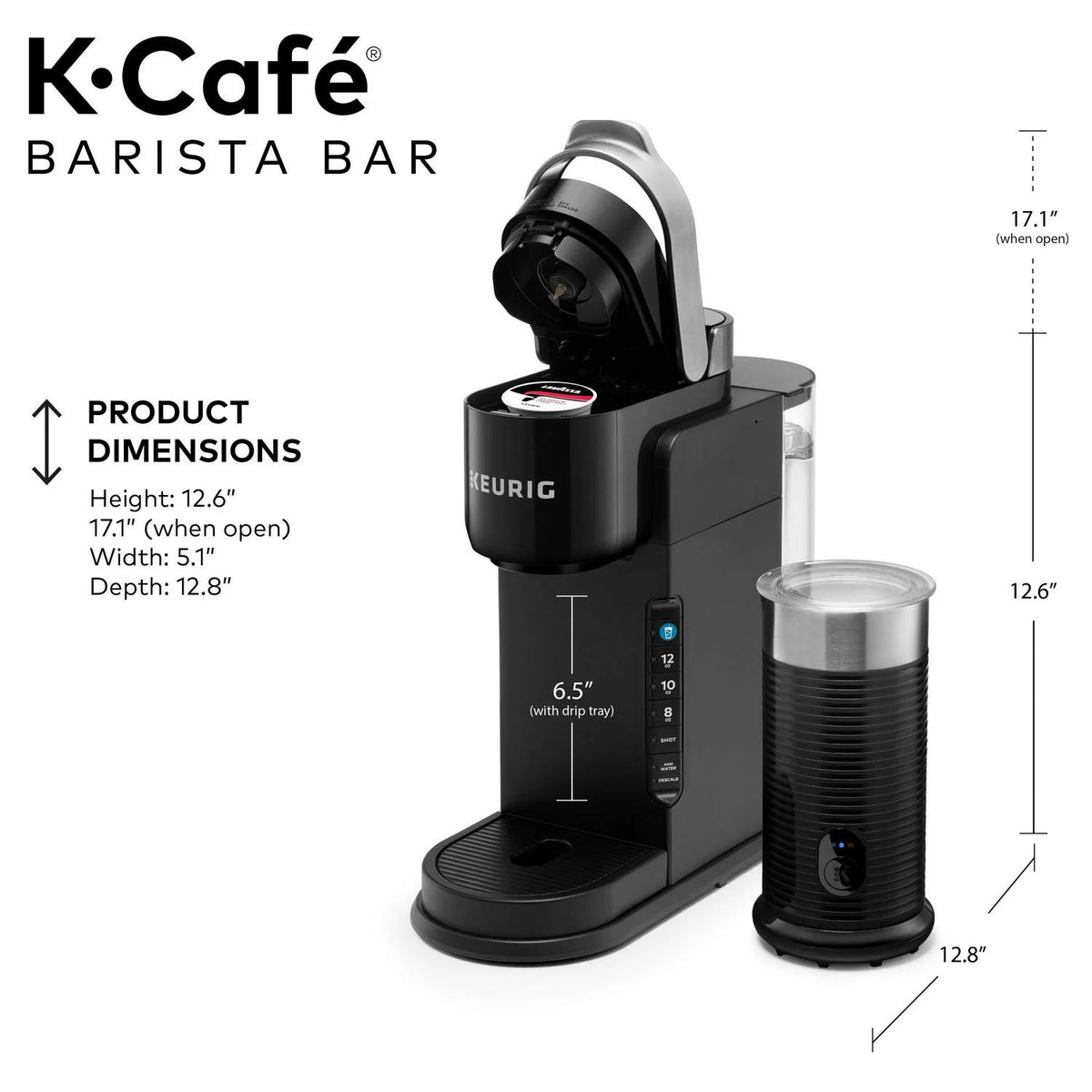Keurig K-Caf Barista Bar Single Serve Coffee Maker and Frother