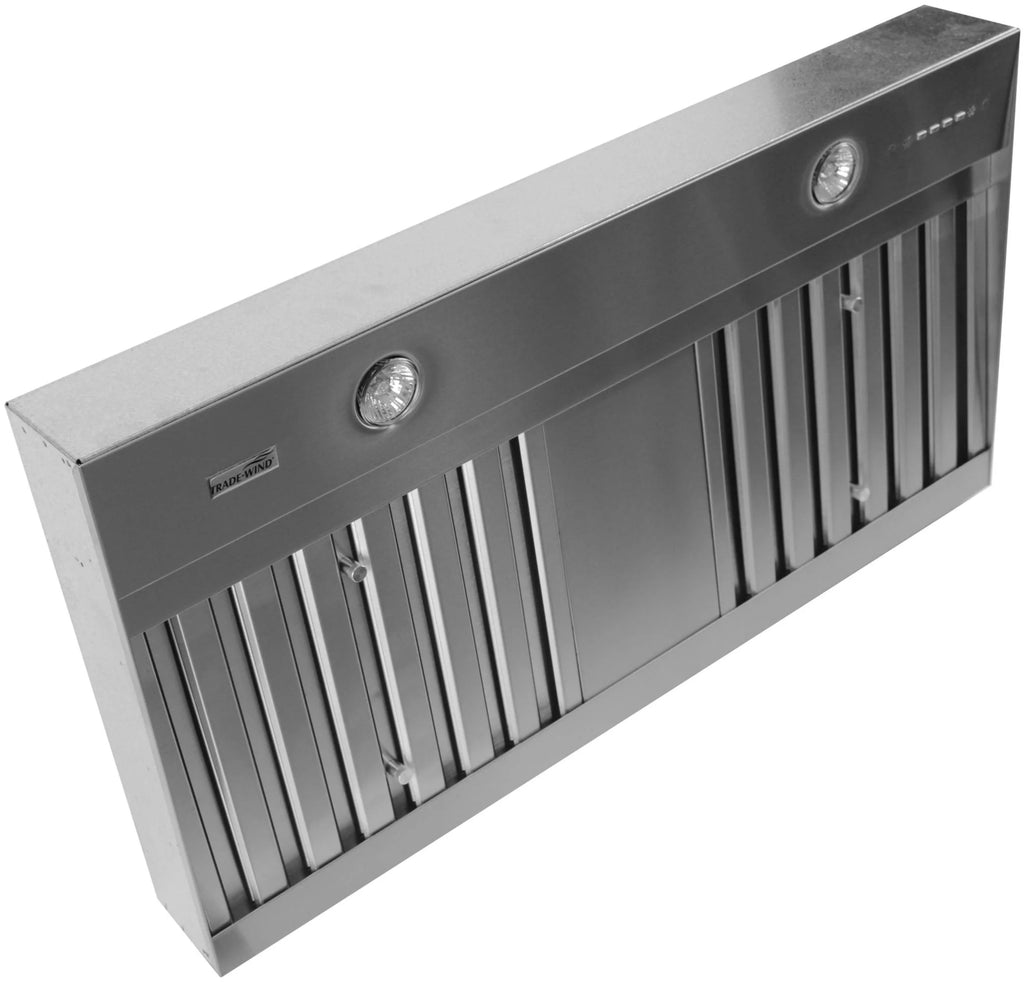 Trade-Wind Vsl44812rc Vsl400 Series 1,200 Cfm 48" Wide Range Hood Insert - Stainless Steel