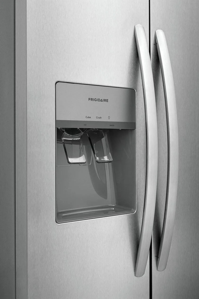 Frigidaire FRSS2323AS 22 Cu. Ft. 33" Standard-Depth Side by Side Refrigerator, Stainless Steel
