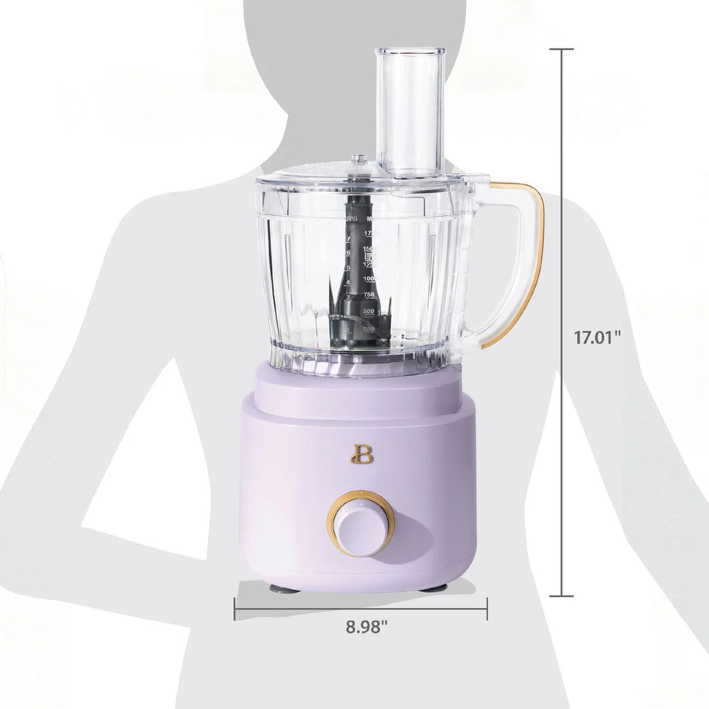 Beautiful 10-Cup Food Processor with Accessories, White Icing by Drew Barrymore