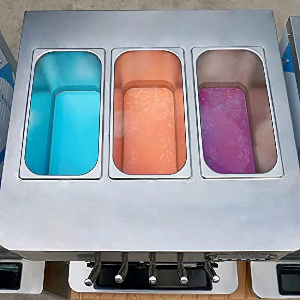Kolice Commercial ETL 5 Flavors Floor Stand Gelato Soft Serve Ice Cream Machine