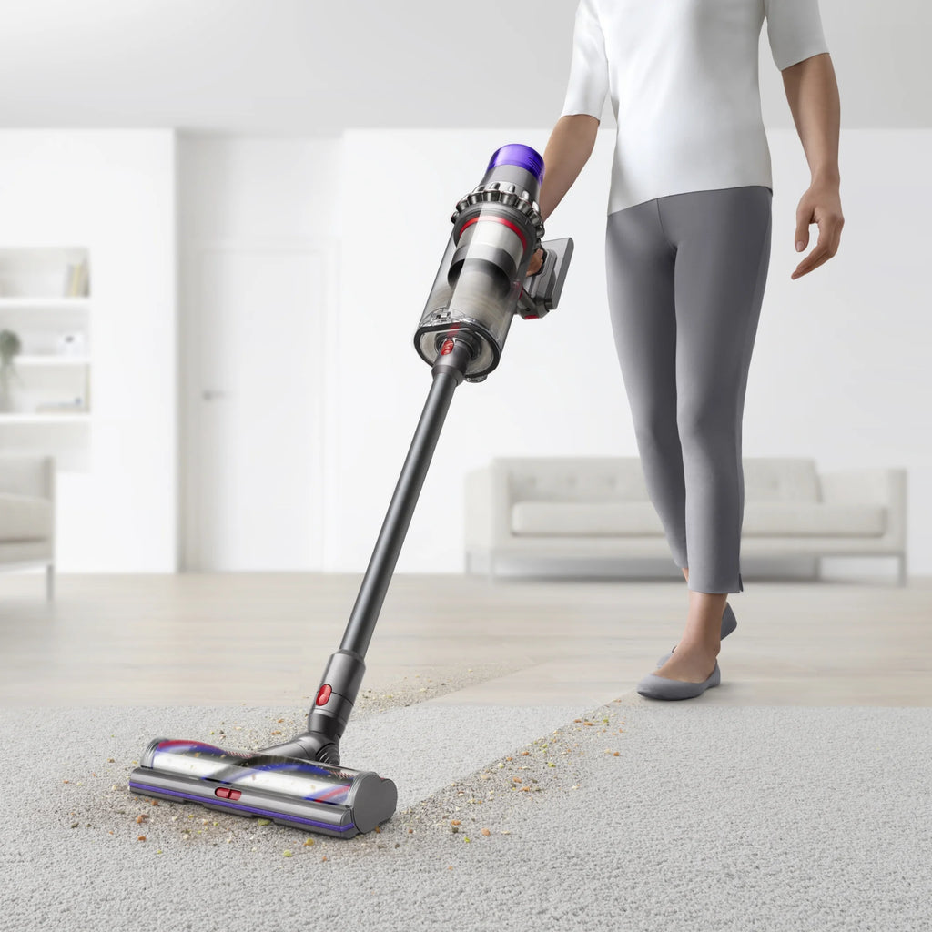 Restored Premium Dyson Outsize Extra Cordless Vacuum Cleaner | Nickel/Iron (Refurbished)