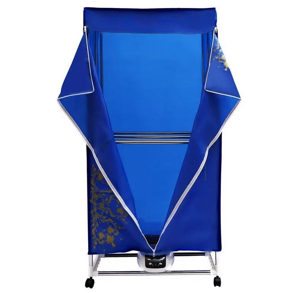 Anqidi Folding Portable Electric Clothes Dryer 2 Layer 3 Gear Timing Laundry Drying Rack + Remote 1500W
