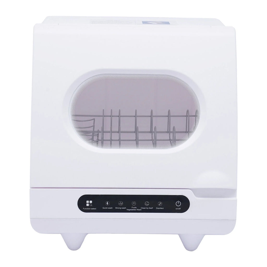 FETCOI Portable Countertop Portable Countertop Dishwasher Compact Dishwasher 5 Programs