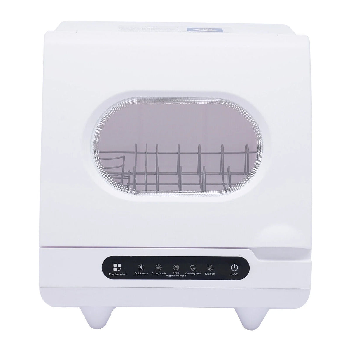 1200W Portable Countertop Mini Dishwasher Dish Washing Machine 5 Washing Program for cleaning dishes, vegetables, fruits