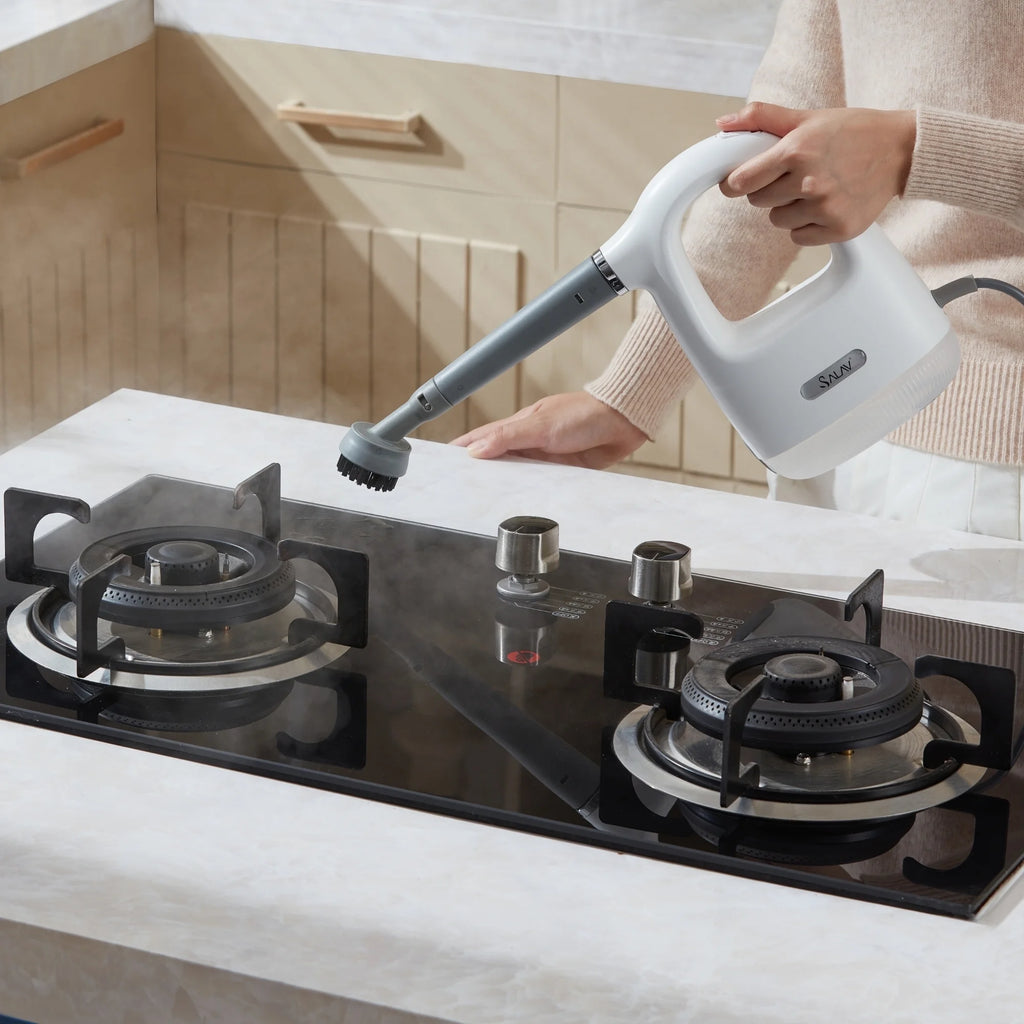 SALAV? CS-100 CleanSteam Compact Steam Cleaner, White