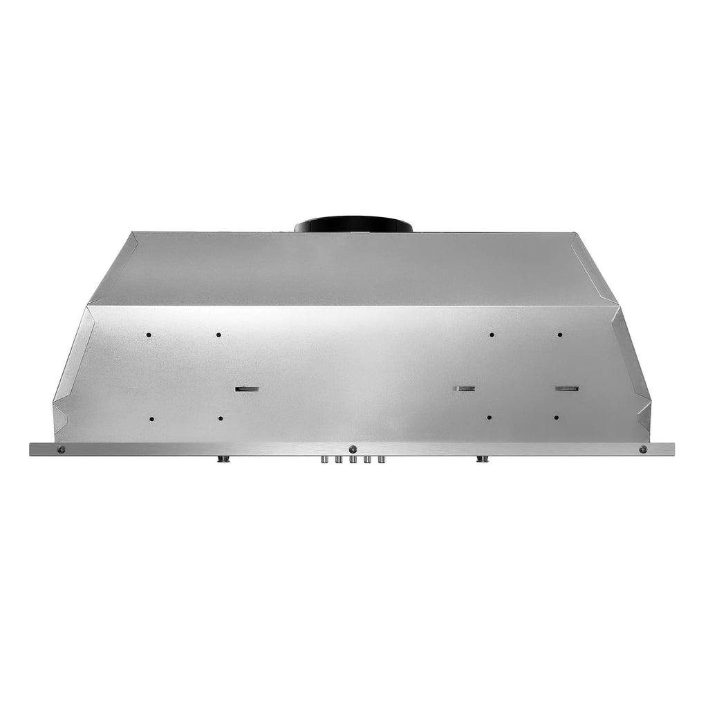 30 in. Insert Range Hood with Push Button Controls in Stainless Steel