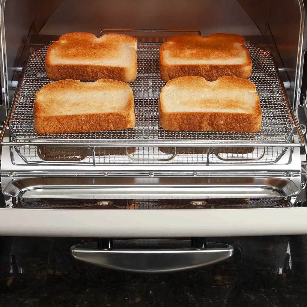 Sengoku HeatMate Countertop Toaster Oven w/ Graphite Technology, Olive
