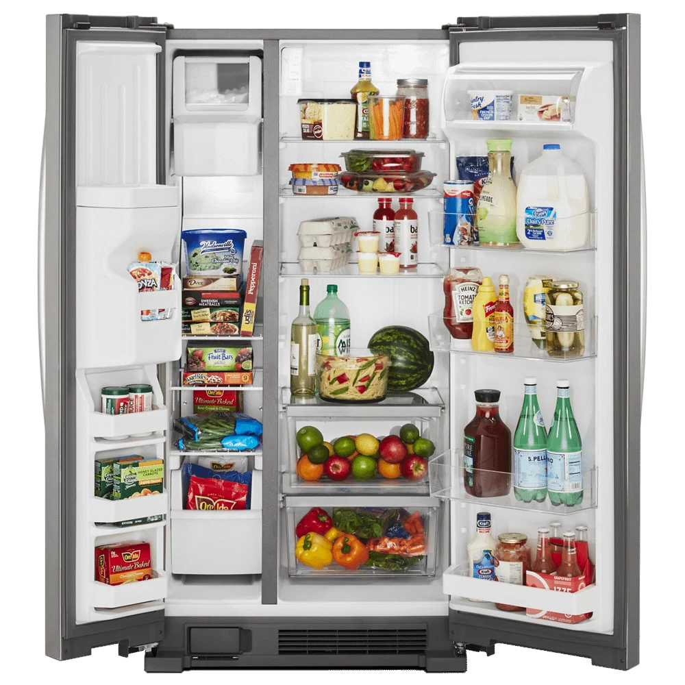 WHIRLPOOL WRS315SDHM side by side freestanding refrigerator