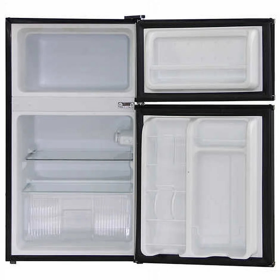 Midea 3.1 cubic foot Compact Refrigerator and Freezer, Black
