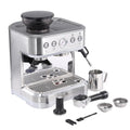 AOILE Espresso Machine with Grinder and Milk Frother �?15 Bar Pump for Cappuccino and Latte, 85oz Removable Water Tank, Stainless Steel, Steam Wand, Auto-Purge Function