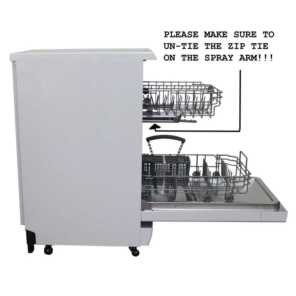 Sunpentown 18" Portable Dishwasher, Energy Star, Stainless Steel SD-9263SS