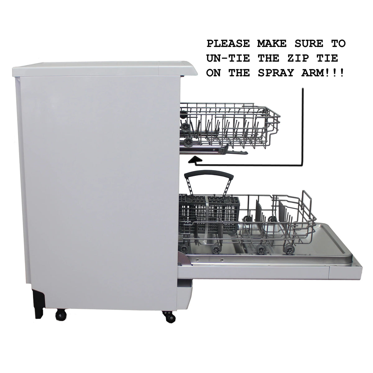 Sunpentown 18" Portable Dishwasher, Energy Star, Stainless Steel SD-9263SS