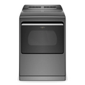 Whirlpool 7.4 cu ft Chrome Shadow Electric Top Load Clothes Dryer