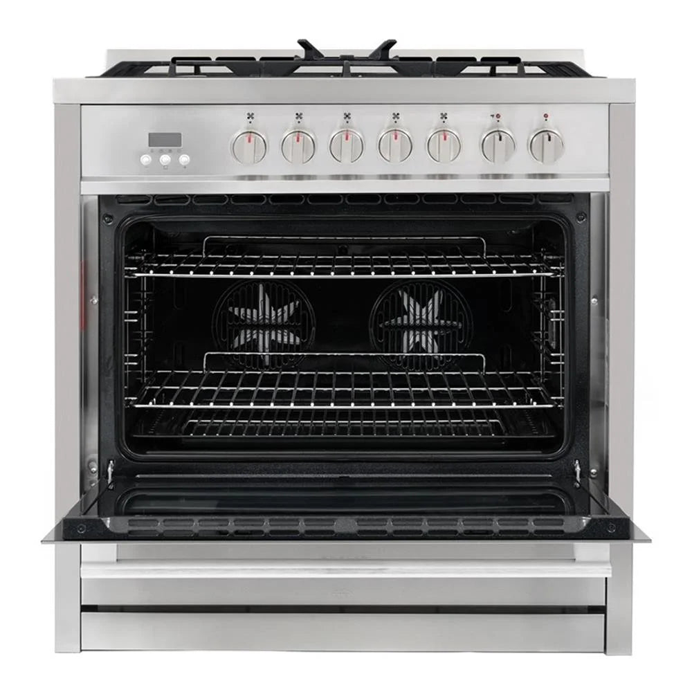 Cosmo COS-F965NF 36 in. Stainless Steel Dual Fuel Range with Convection Oven