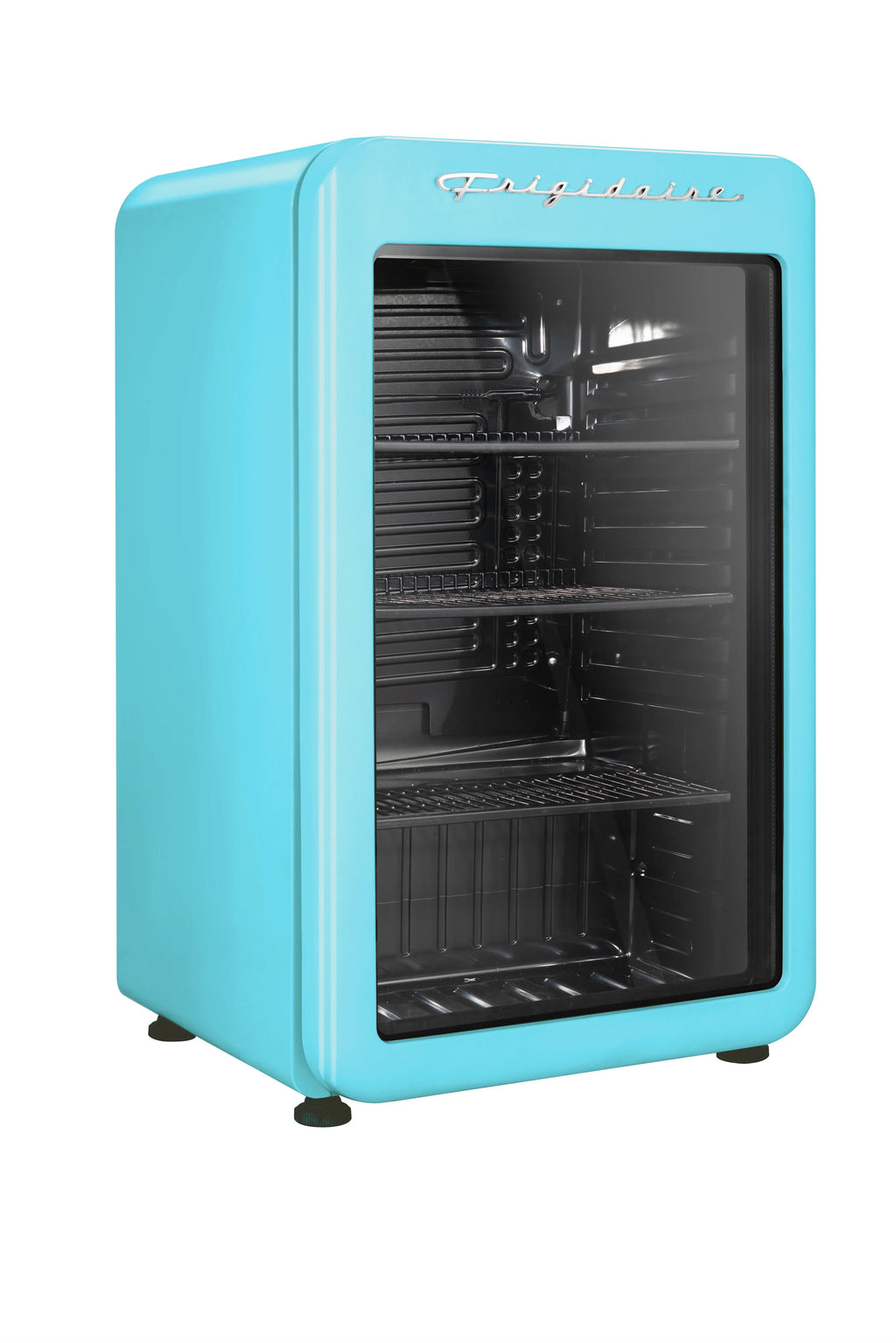 Frigidaire 3.3 Cu. Ft. Retro Refrigerator, Glass Door, Black