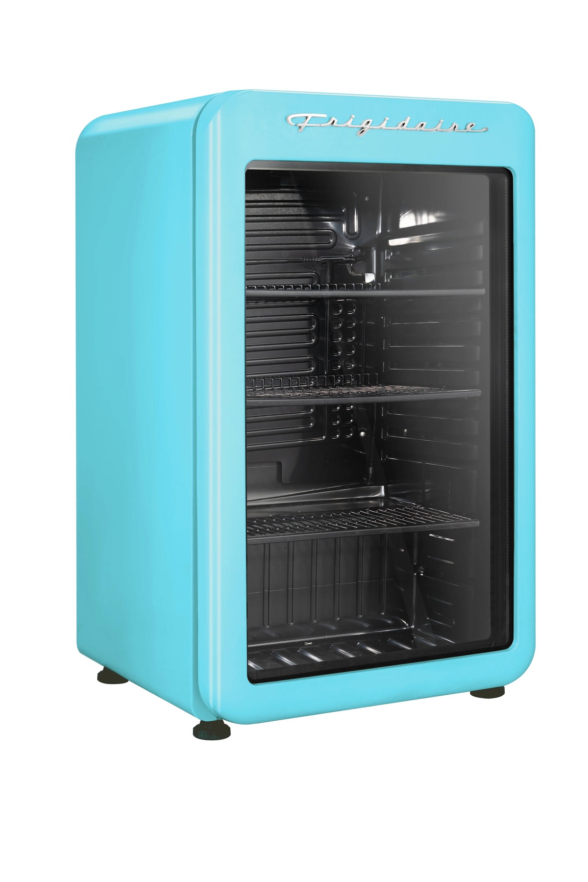 Frigidaire 3.3 Cu. Ft. Retro Refrigerator, Glass Door, Black