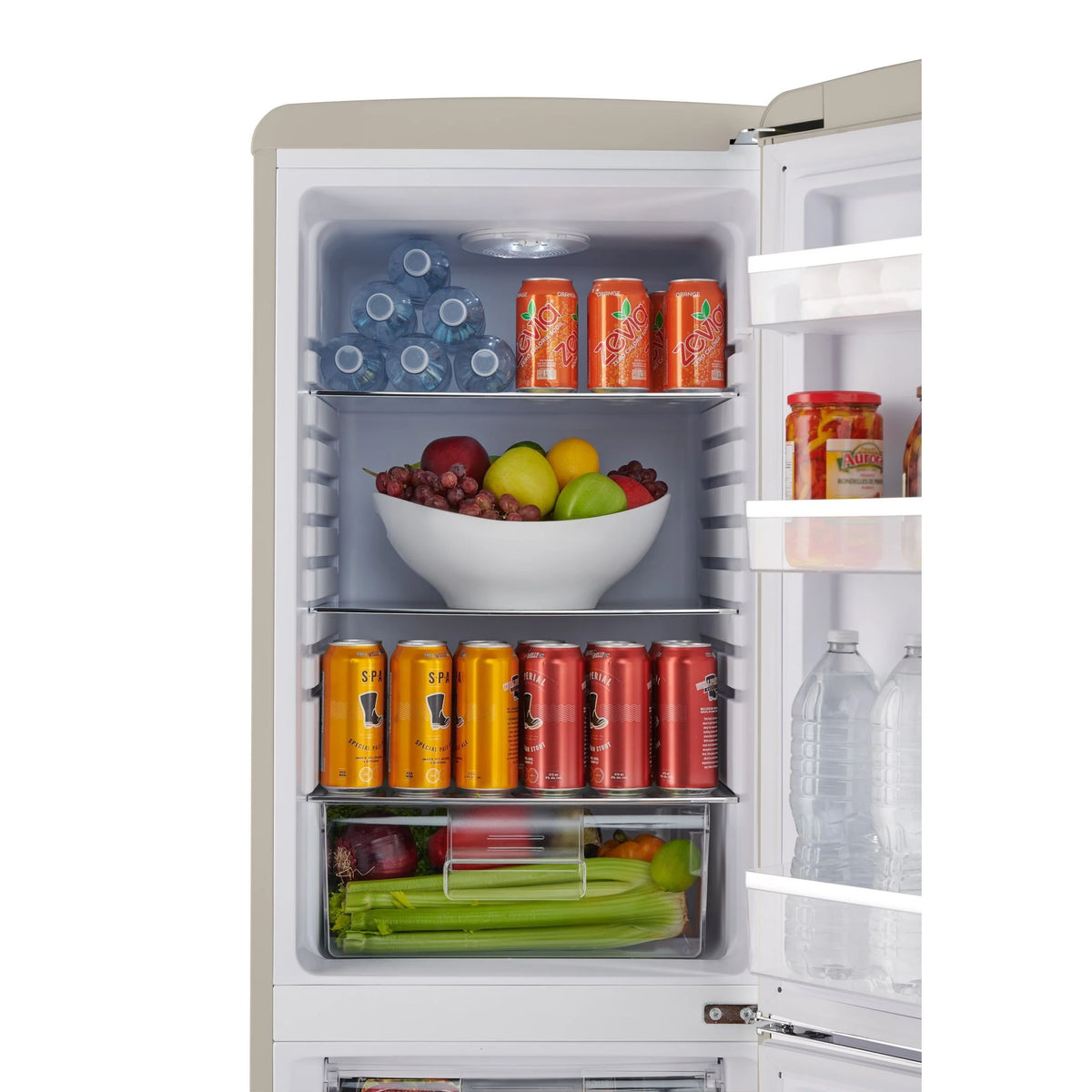 iio 7 cu. ft. Retro refrigerator with bottom freezer