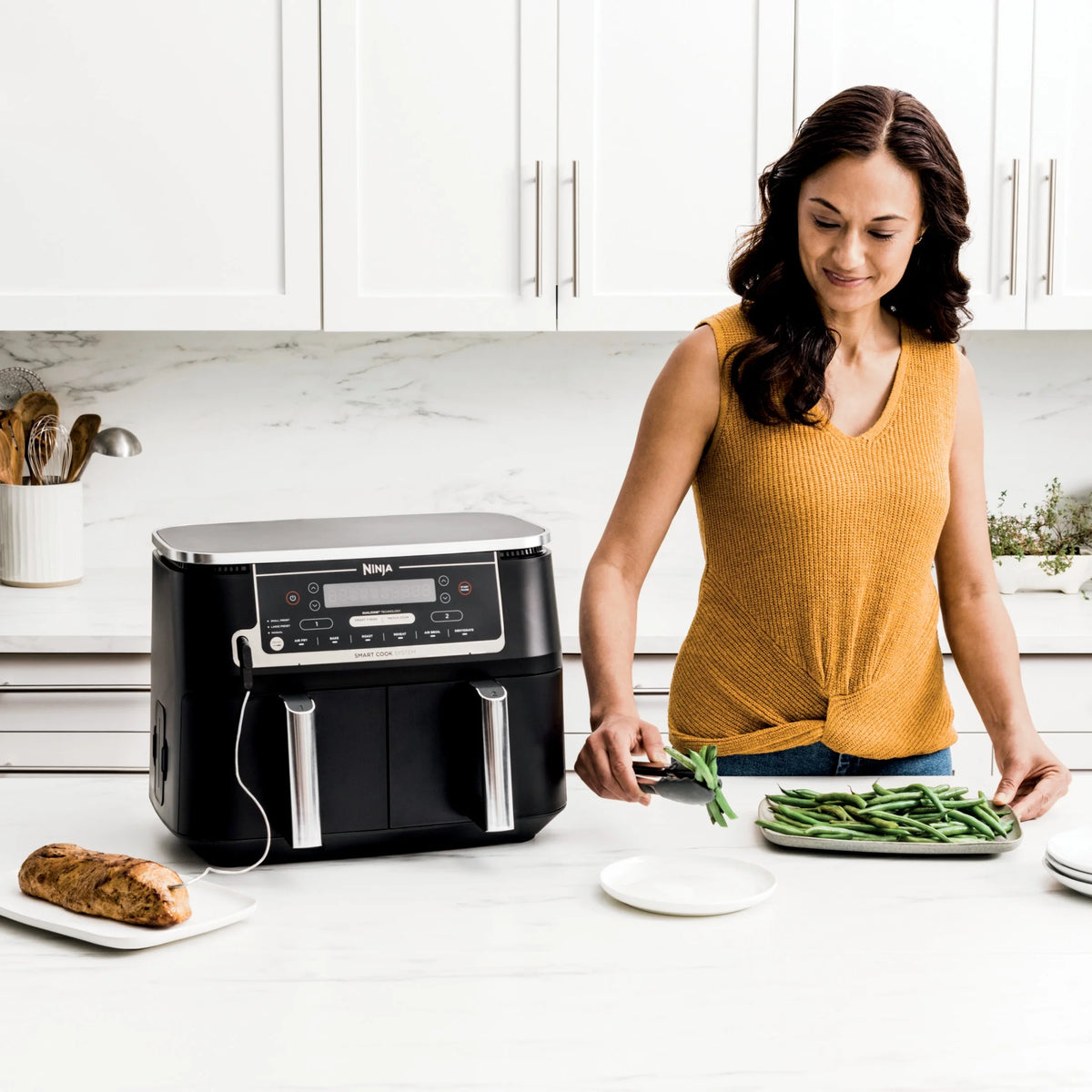 Ninja?? Foodi?? 6-in-1 Smart 10-qt. 2-Basket Air Fryer