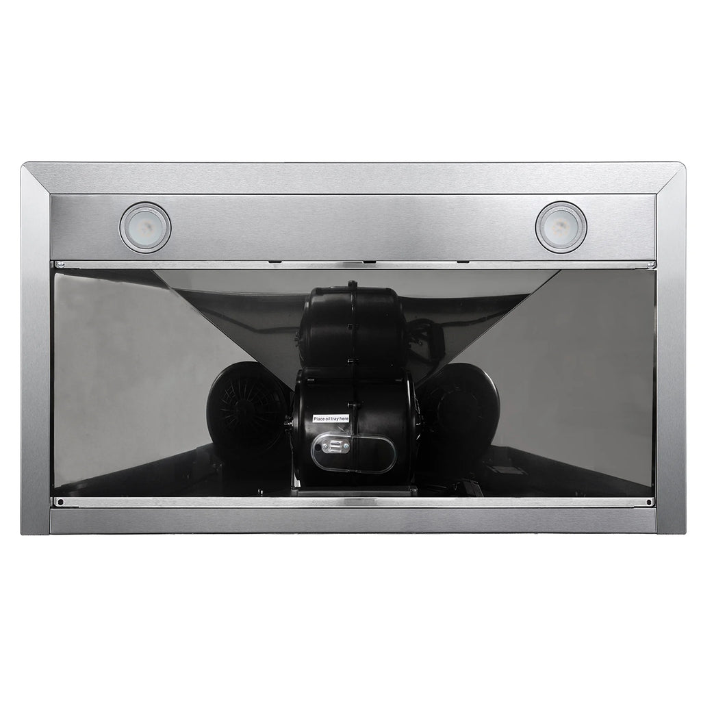 Cosmo 30 in. Ducted Range Hood in Stainless Steel with Touch Controls, LED Lighting and Permanent Filters